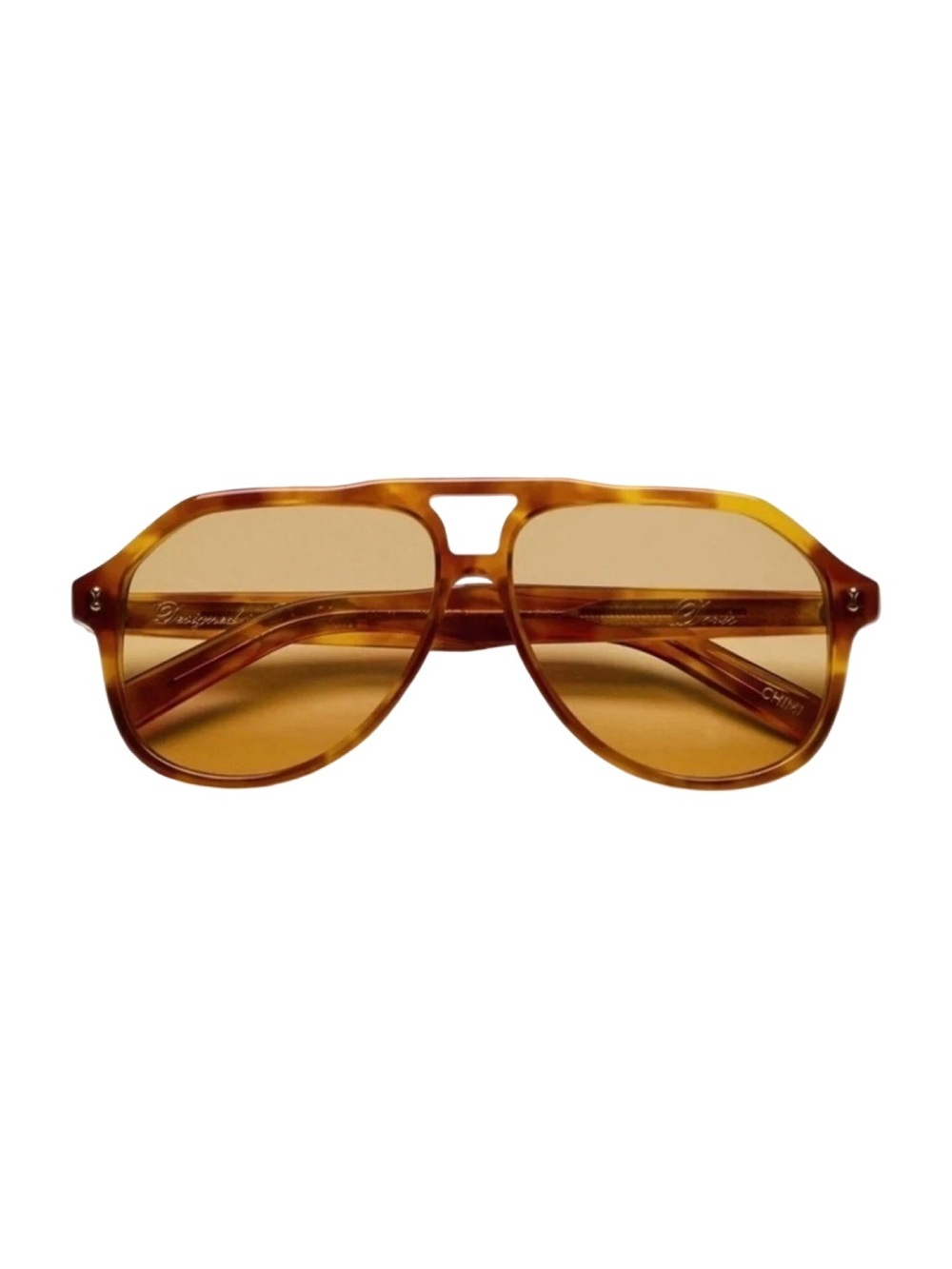 Chimi NIB Doris Oversized Aviator Sunglasses Soft Havana